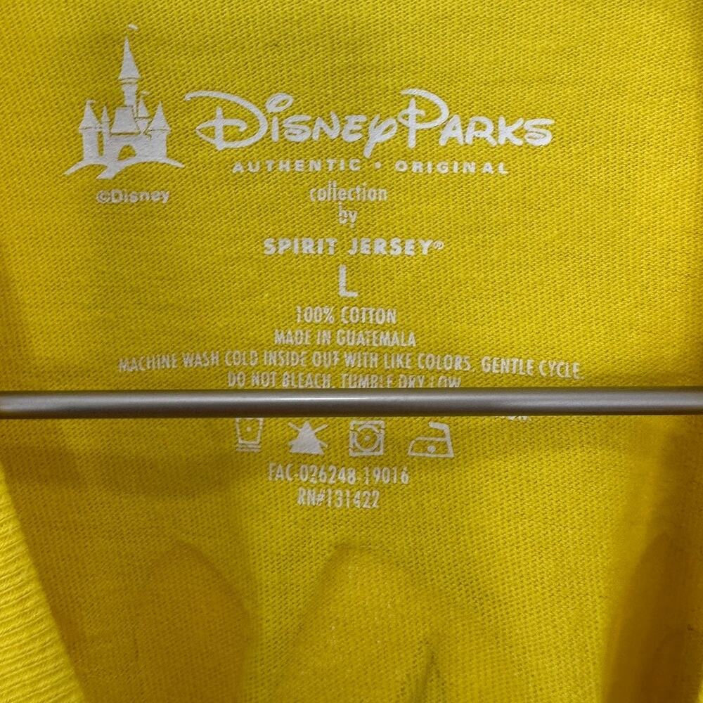Disneyland Resort Spirit Jersey Dapper Yellow Long Sleeve Size Large - Picture 5 of 10
